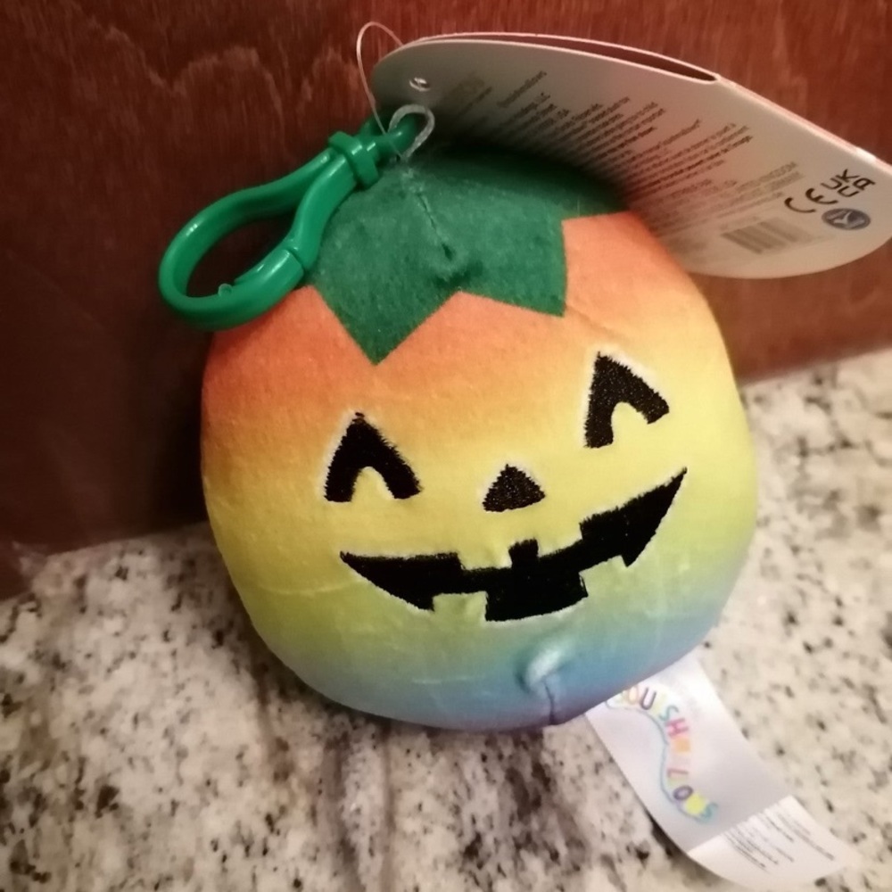 Squishmallows Staley the Pumpkin Clip